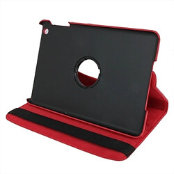 Wewoo Smart Cover rouge pour iPad mini 1/2/3 360 degrés de rotation étui en cuir avec support pas cher