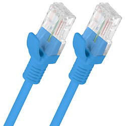 Câble réseau Ethernet UTP Lanberg Cat.6 bleu 3m pas cher