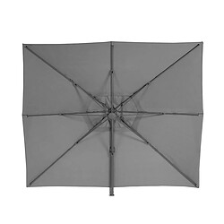 Acheter Parasol déporté et inclinable rectangule ardoise Elea - 3 x 4 m - Hespéride