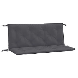 Maison Chic Coussins Confort,Coussins de banc de jardin 2 pcs anthracite tissu Oxford -GKD83869