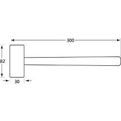 BAHCO Maillet sans rebond 450 g 3625PU-30