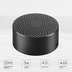 Universal Bluetooth en haut-parleur sans fil portable audio hd stéréo appel noir