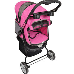 Acheter FLAMINGO Poussette pour chien Kiara Rose 54x81x99,5 cm