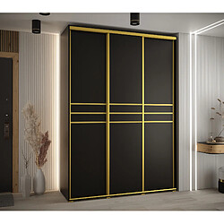 Abiks Meble Armoire Davos 10 À Portes Coulissantes 235,2/170/45 3 Portes