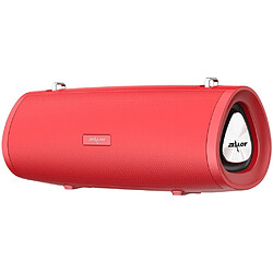 General Haut-parleurs Bluetooth portables avec caisson de basses, haut-parleurs étanches 20 W Bluetooth sans fil, haut-parleur Bluetooth extérieur étanche IPX5 via Bluetooth 5.0/3.5 mm Aux-in/carte TF (rouge)