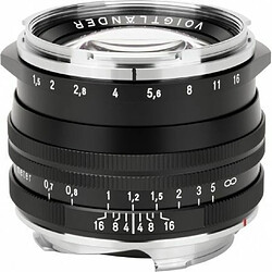 Voigtlander Nokton Vintage Line Objectif multicouche 50 mm f/1.5 Aspherical II VM, noir