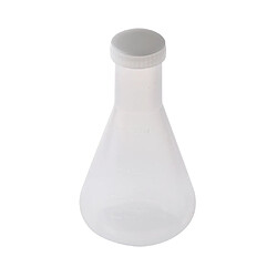 Plastique 250ml Bouteille avec Couvercle Laboratoire Corps Conique Transparent Récipient En Flacon