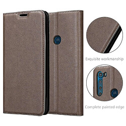 Cadorabo Coque Motorola ONE FUSION+ Etui en Brun pas cher