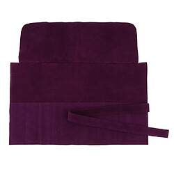 Support de rangement pour organisateur de 10 ciseaux pour barbier styliste violet