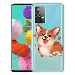 Coque en TPU antichoc chien pour votre Samsung Galaxy A23 5G