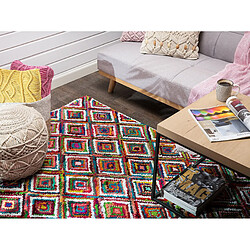 Avis Beliani Tapis multicolore en coton 160 x 230 cm KAISERI