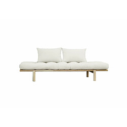 Avis Inside 75 Méridienne futon PACE en pin coloris naturel couchage 75*200 cm.