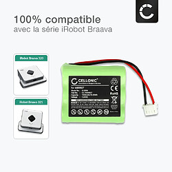 Avis Batterie pour iRobot Braava 320, Braava 321 1500mAh de CELLONIC