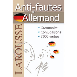 Anti-fautes d'allemand : grammaire, conjugaison, 7.000 verbes - Occasion