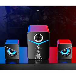 Universal Home Cinéma Systèmes PC Subwoofer Bluetooth Haut-parleurs Ordinateur Haut-parleurs Musique Ordinateur de bureau Portable TV | Haut-parleurs portables (noir)