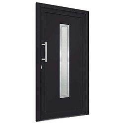 Avis vidaXL Porte d'entrée Anthracite 108x208 cm