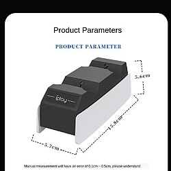 Contrôleur Chargeur pour Playstation 5 Dualsese Contrôleurs Chargeur de Charge Station D'accueil Stand Double Rapide Station de Recharge pas cher