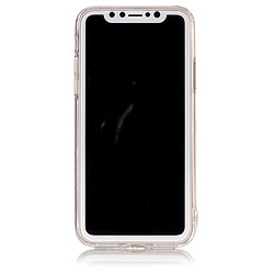 Avis Wewoo Coque noir pour iPhone X Motif Marbre TPU Antichoc Housse de Protection Arrière