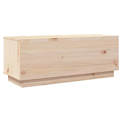 Acheter vidaXL Meuble TV 90x35x35 cm Bois de pin massif