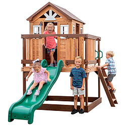 Backyard Discovery Beacon Heights Maisonnette en Bois | Maisonnette de Jardin | Cabane Enfant Exterieur bois , Maisonnette Exterieur, Maisonnette de Jardin en bois, Cabane Maisonnette avec Cuisine