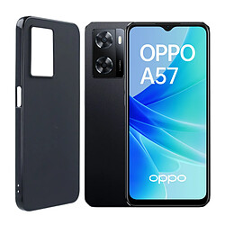 Visiodirect Coque de protection souple silicone Noir pour Oppo A57 4G CPH2387 6,56"