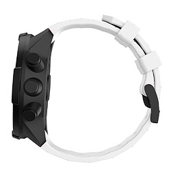 Acheter Bracelet en silicone 24mm blanc pour votre Suunto 9 Baro