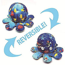 Universal Touet en peluche de poulpe réversible reversible 20 cm cadeau d'enfants