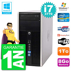 PC HP 6300 MT Intel Core i7-3770 RAM 8Go Disque Dur 1To Graveur DVD Wifi W7 - Occasion