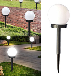 Avis Lumières solaires extérieures, LED solaire alimenté Globe lumière de jardin étanche solaire Yard lumières pour cour Patio passerelle paysage voie