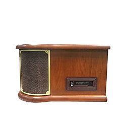 Lecteur de disques vinyles Denver MRD-51. Radio Dab/FM, CD, Cassette, REC. Haut-parleurs 5W, Design rétro. Boîtier en Bois.