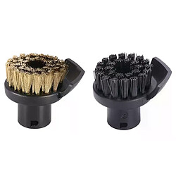 Grattoir nettoyeur vapeur à brosse ronde, accessoires de pièces détachées pour nettoyeur vapeur KARCHER SC1/SC2/SC3/SC4/SC5 fente 2 pièces