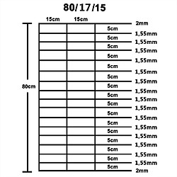 Acheter vidaXL Clôture de jardin Acier galvanisé 50x0,8 m Argenté