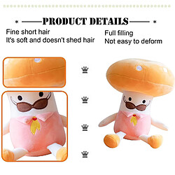 Universal 40 cm champignon doux mignon dessin animé peluche jouet poupée en duvet avec oreiller poupée | oreiller en peluche pas cher