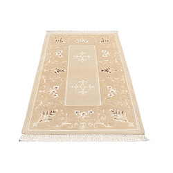 Avis Vidal Tapis de laine 145x84 brun Darya