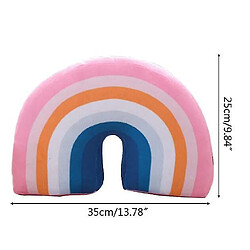 Universal 35 cm pour enfants arc-en-ciel u forme oreiller couche couche à la tête