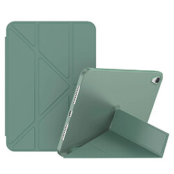 Etui en PU origami à absorption magnétique vert nuit pour votre Apple iPad mini (2021)