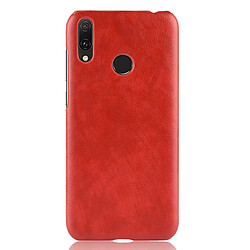 Wewoo Coque antichoc Litchi Texture PC + PU pour Hu(2019) (Rouge)