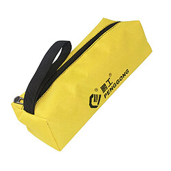 Sacs de stockage oxford outils de réparation fermoir sac à main zip organisateur jaune