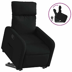 Maison Chic Fauteuil Relax pour salon, Fauteuil inclinable noir tissu -GKD66315