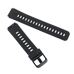 vhbw bracelet compatible avec Huawei B3, B6 montre connectée - 11,2 + 8,8 cm silicone noir