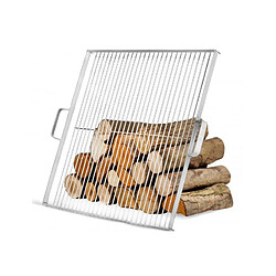 Farm-Mdlt Grille de cuisson carrée pour brasero en acier