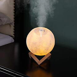 Avis 3D Moon Night Light Humidifier Touch Lamp USB Air Aroma Diffuseur 13cm