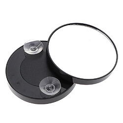 Miroir de voyage 5X avec loupe pour maquillage précis Appliquez 2pcs noir