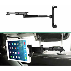 Support de tablette pour appuie-tête de voiture, support universel extensible pour appuie-tête de voiture compatible avec 4,7 à 12,9 pouces