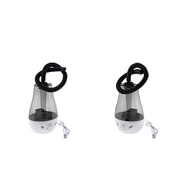 2x Humidificateur Brumisateur Silencieux Reptile Brumisateur Capacité 3L Pour Tortue Lézard