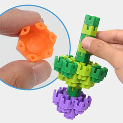 Acheter 350 Pièces Hexagone Blocs de Construction Puzzles Garçons et Filles Assemblés et Insertion Hexagonale En Plastique Jouets, maternelle Jeux Creative