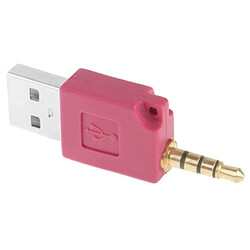 Avis Wewoo Adaptateur Magenta pour iPod shuffle 3rd / 2nd, Longueur: 4.6cm chargeur de données USB