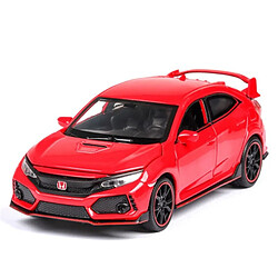 Universal 1: 32 Honda Citizen R Moulée sous pression Voiture en métal Modèle de voiture Acoustique et Lumière Collection de jouets de voiture pour les enfants Cadeaux de Noël(Rouge)