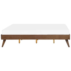 Acheter Beliani Lit double en bois foncé 180 x 200 cm BERRIC