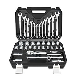 Wewoo Boîte à outils de matériel combinaison réparation voiture 37 PCS Clé à cliquet